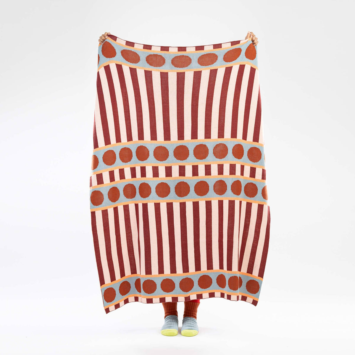 Stripe Dot Throw