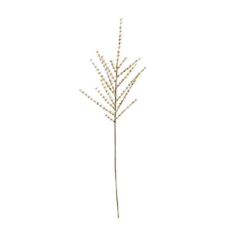 56 inch pink mini berry branch stem