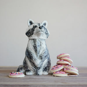 Raccoon Cookie Jar