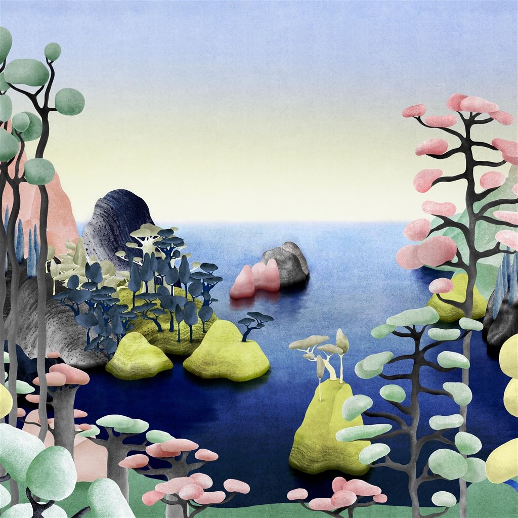 Paradise 5-Panel Mural Set
