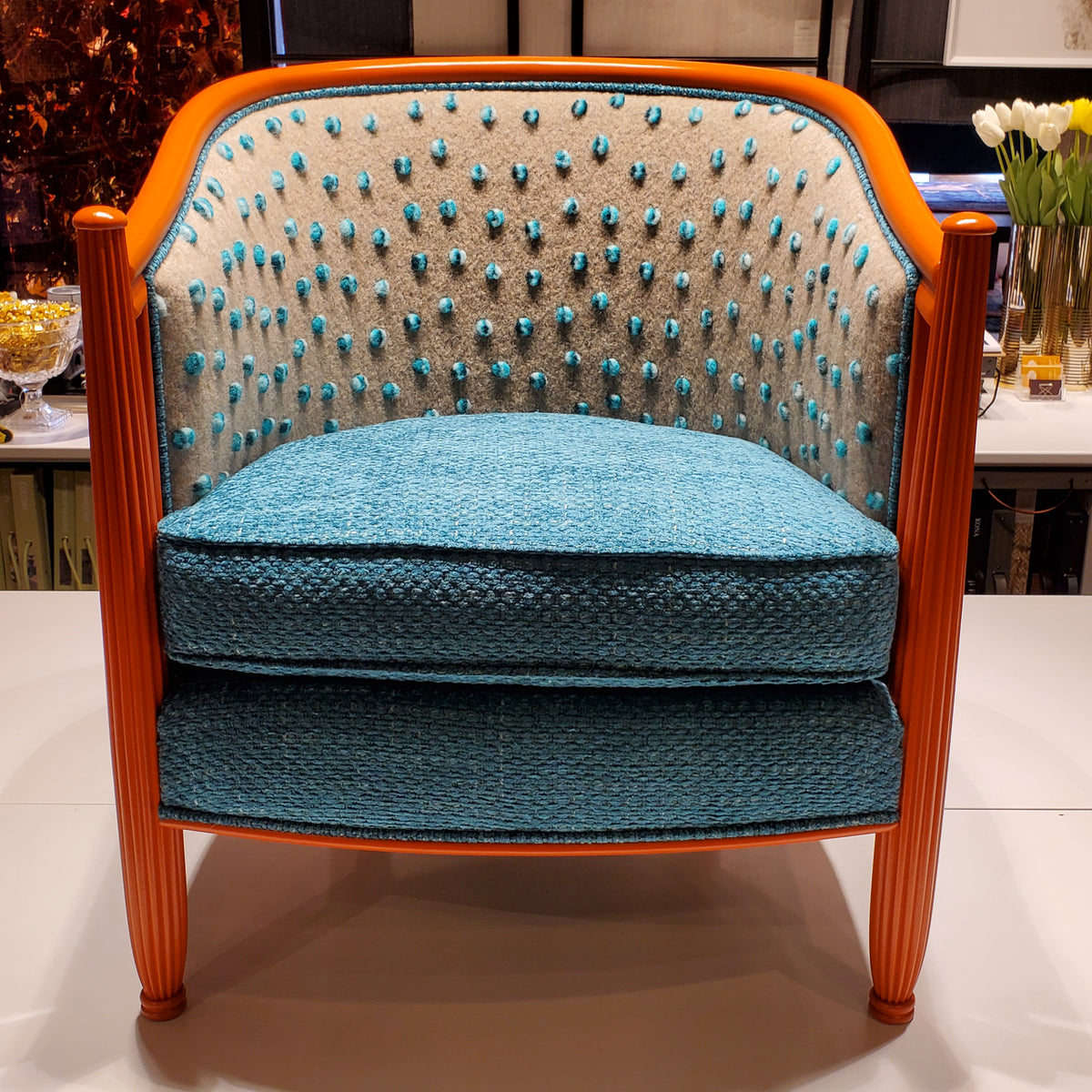 Gatsby in Orange & Blue