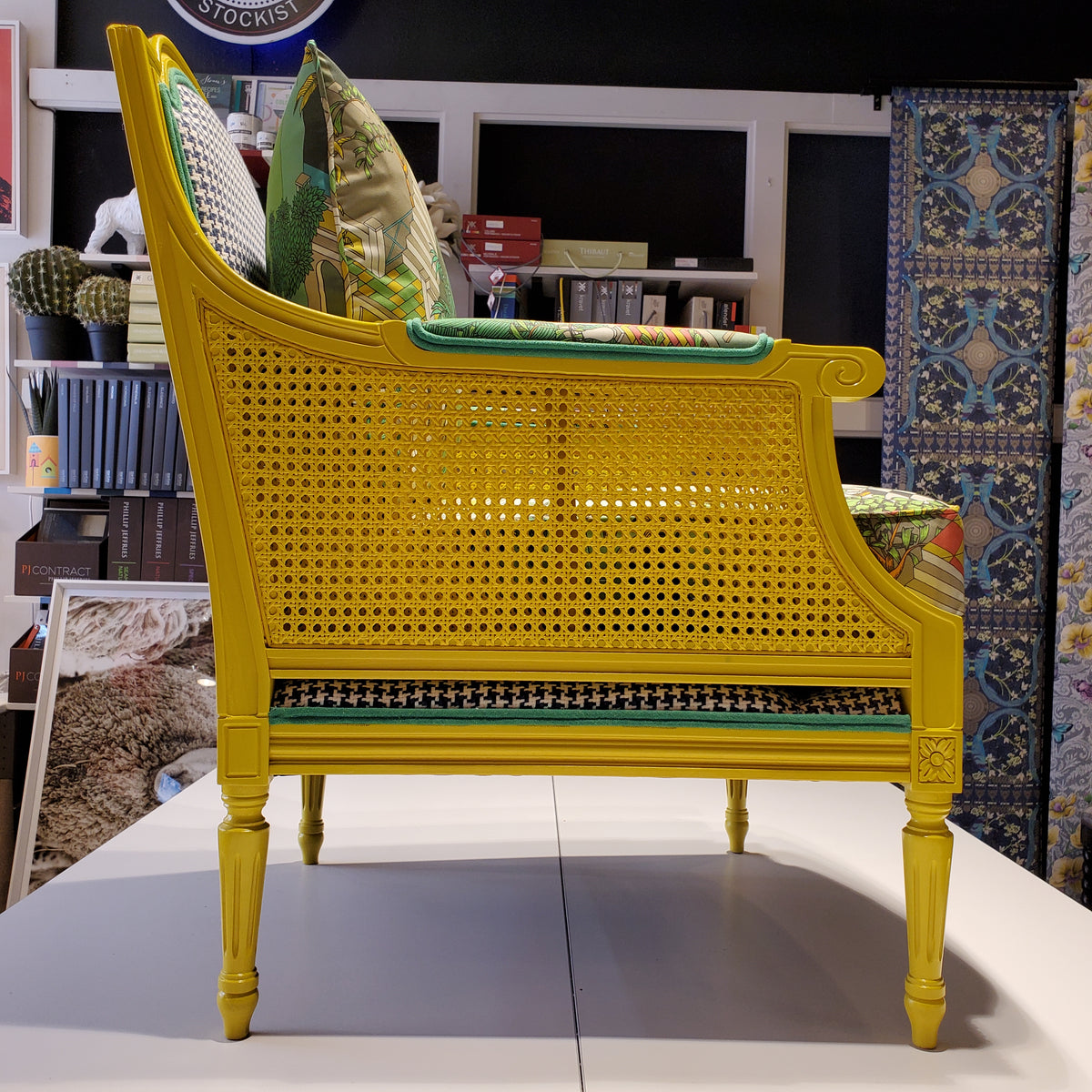 Michael French Cane Chair