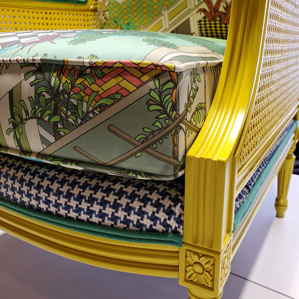 Michael French Cane Chair
