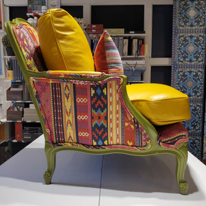 Leather Bergère