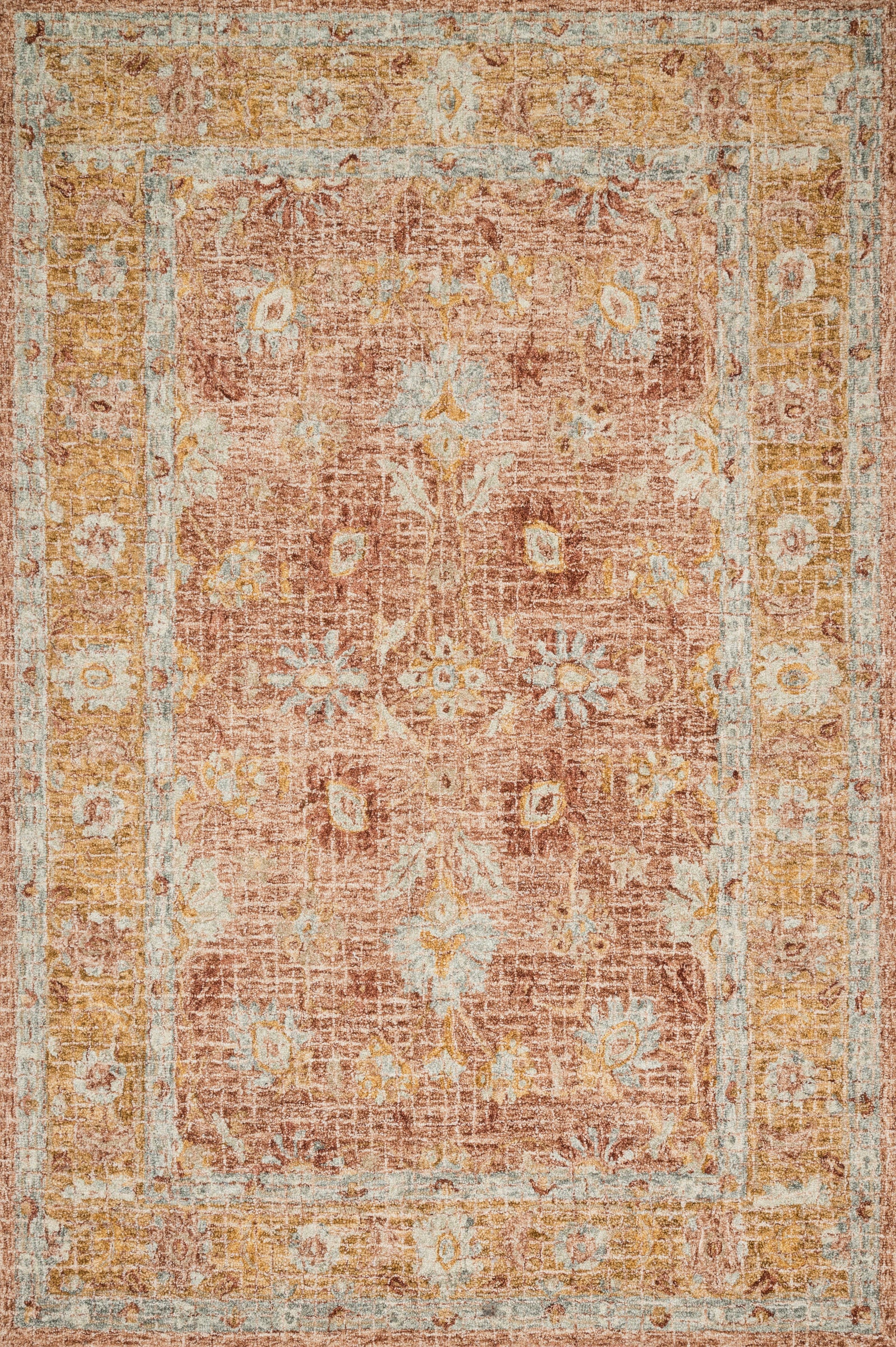Terracotta / Gold- Julian Rug