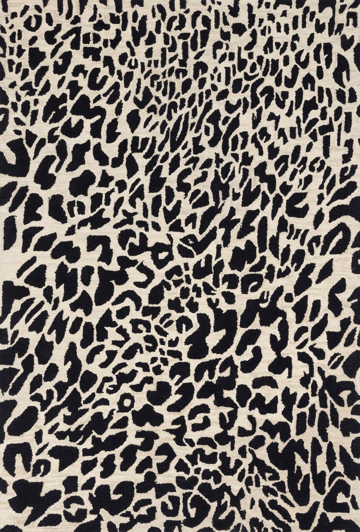 Black / Ivory - Masai Rug