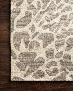 Grey / Ivory - Masai Rug